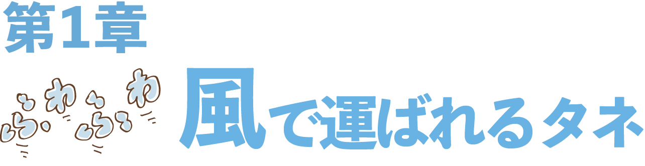 第一章：風で運ばれるタネ