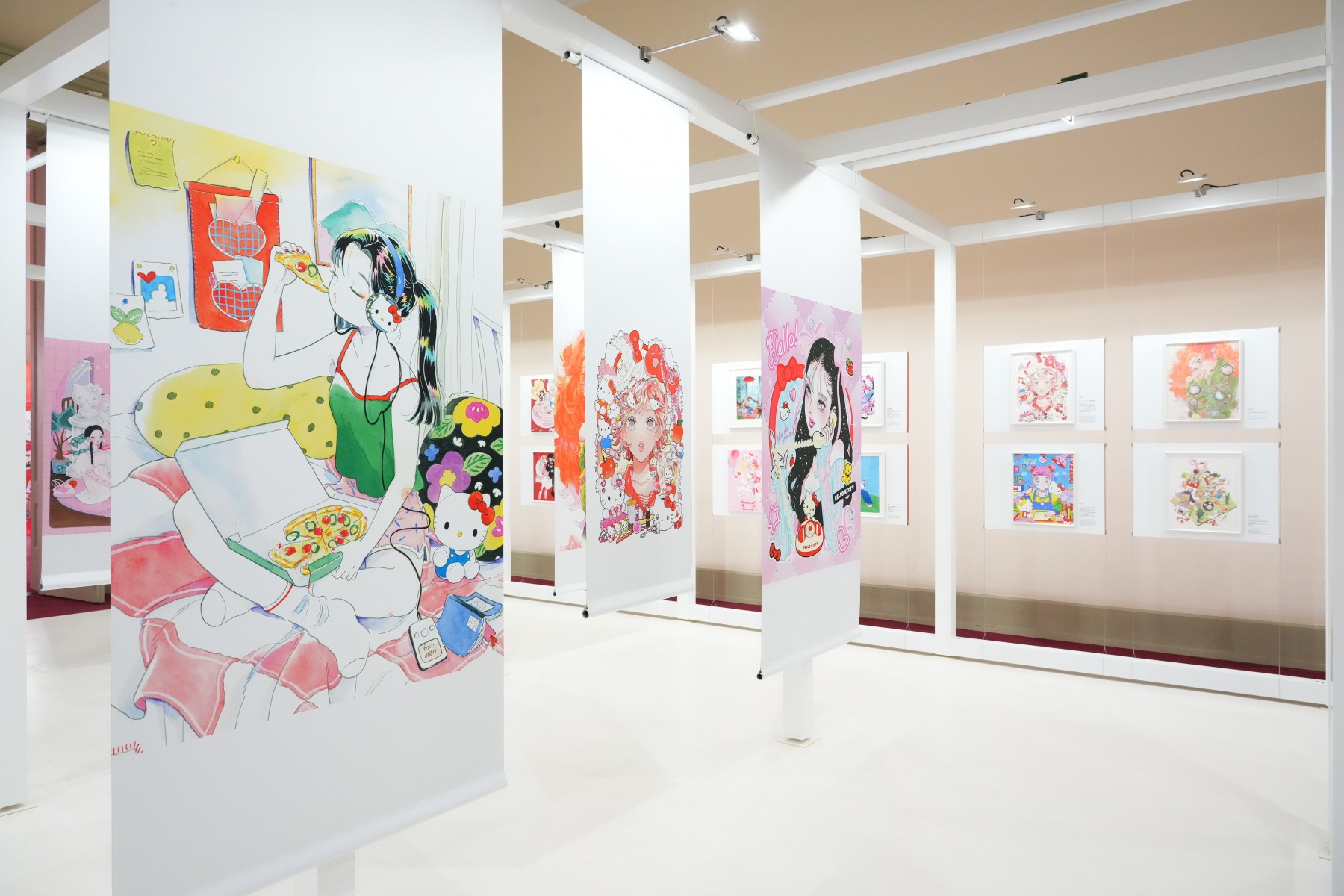 キティ展　展示の様子