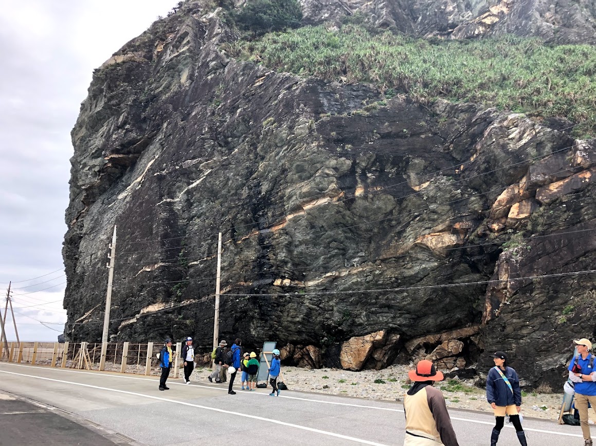 慶留間島での観察会