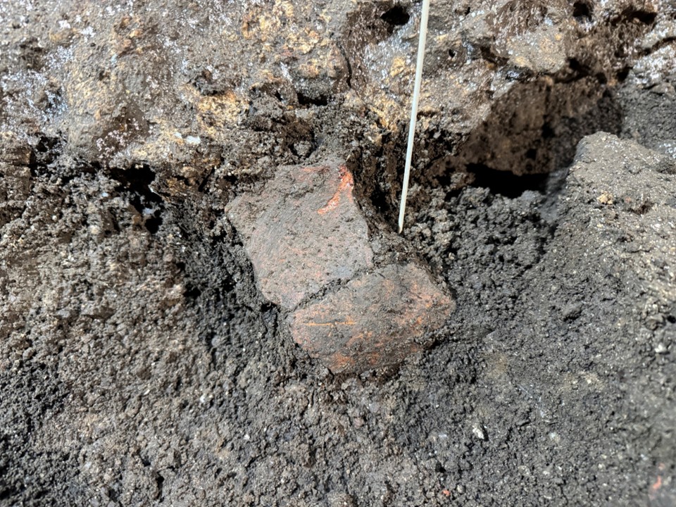 大きな土器のかけら