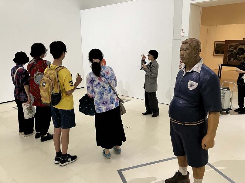 彫刻作品の展示解説