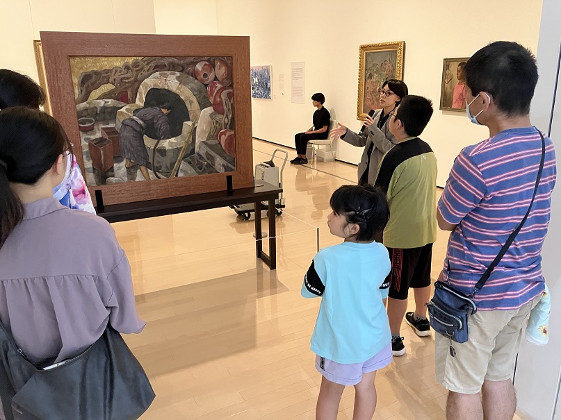 コレクションギャラリーで展示解説